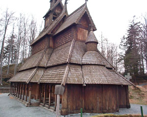 Viking religious building replica